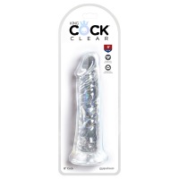 King Cock 8" - Clear